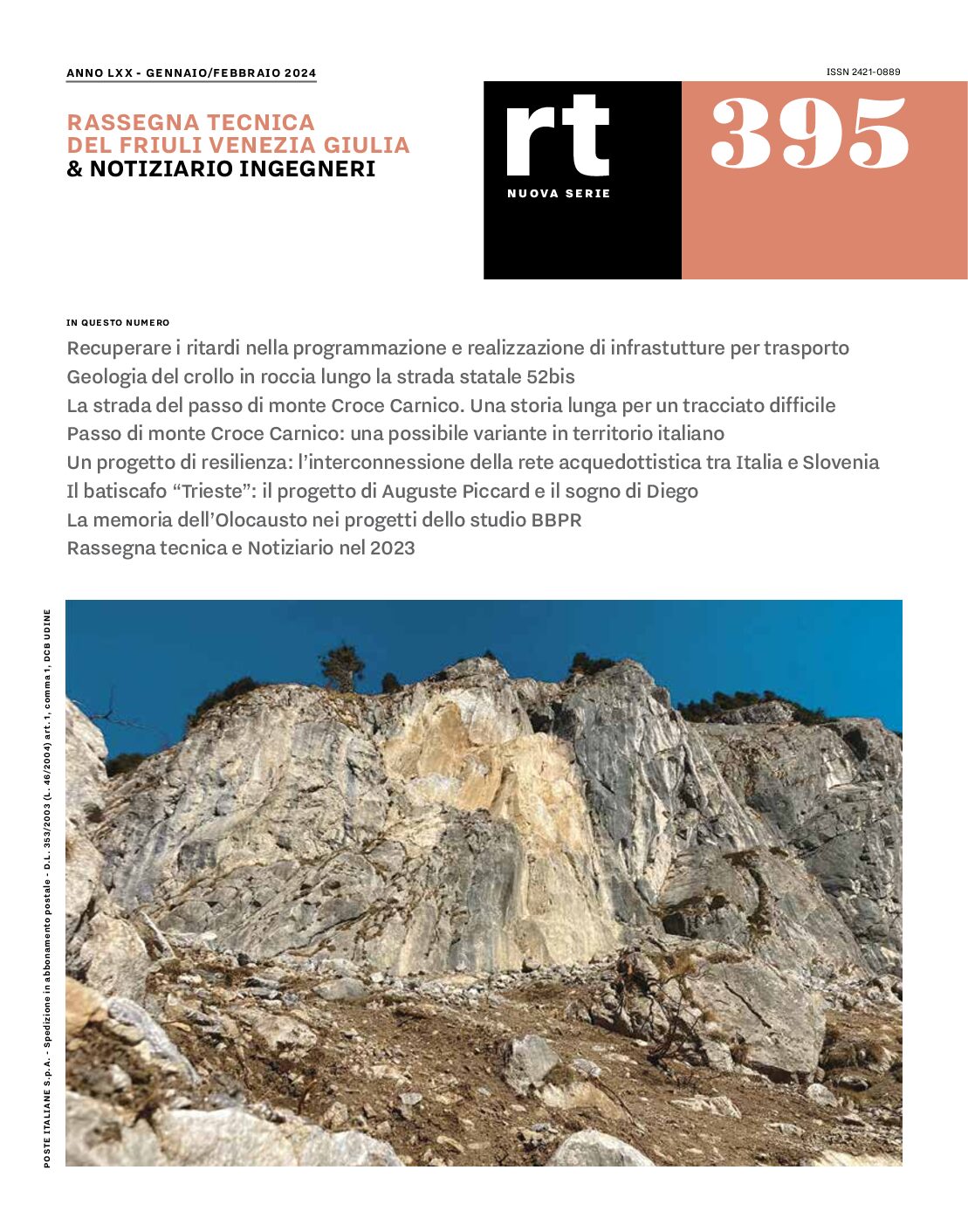 Copertina — Passo di monte Croce Carnico: una possibile variante in territorio italiano